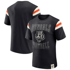 Fanatics Cincinnati Bengals Darius Rucker Collection Football Stripe Sleeve T-Shirt Black
