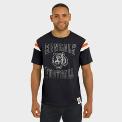Fanatics Cincinnati Bengals Darius Rucker Collection Football Stripe Sleeve T-Shirt Black