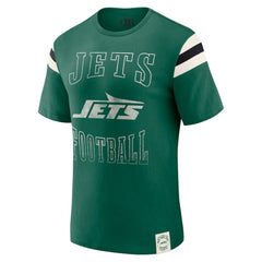 Fanatics New York Jets Darius Rucker Collection Football Stripe Sleeve T-Shirt Green
