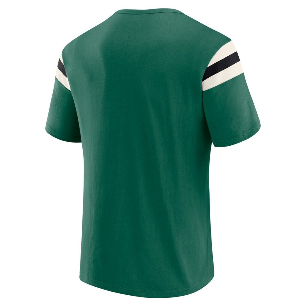 Fanatics New York Jets Darius Rucker Collection Football Stripe Sleeve T-Shirt Green