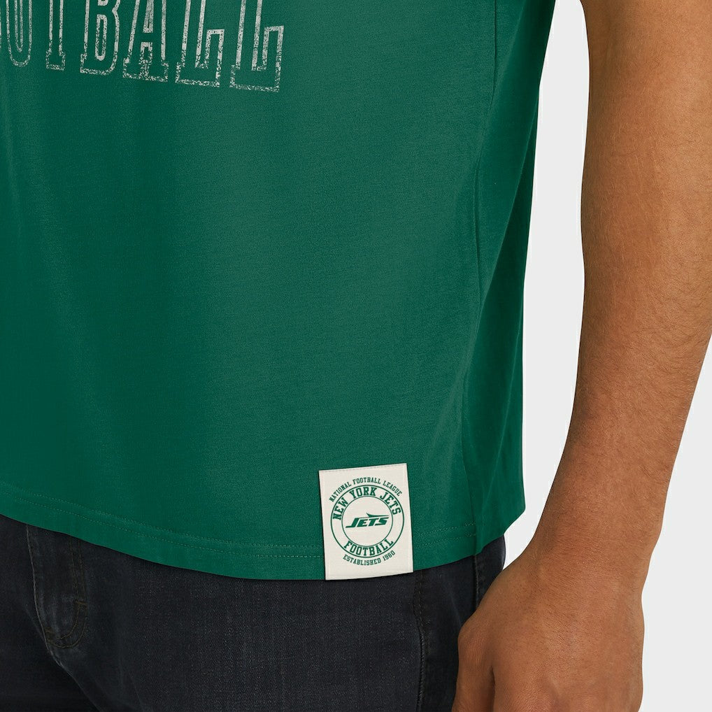 Fanatics New York Jets Darius Rucker Collection Football Stripe Sleeve T-Shirt Green