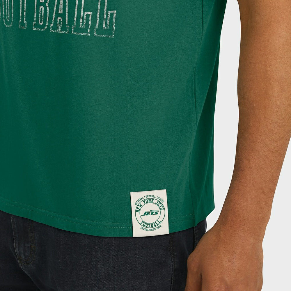 Fanatics New York Jets Darius Rucker Collection Football Stripe Sleeve T-Shirt Green