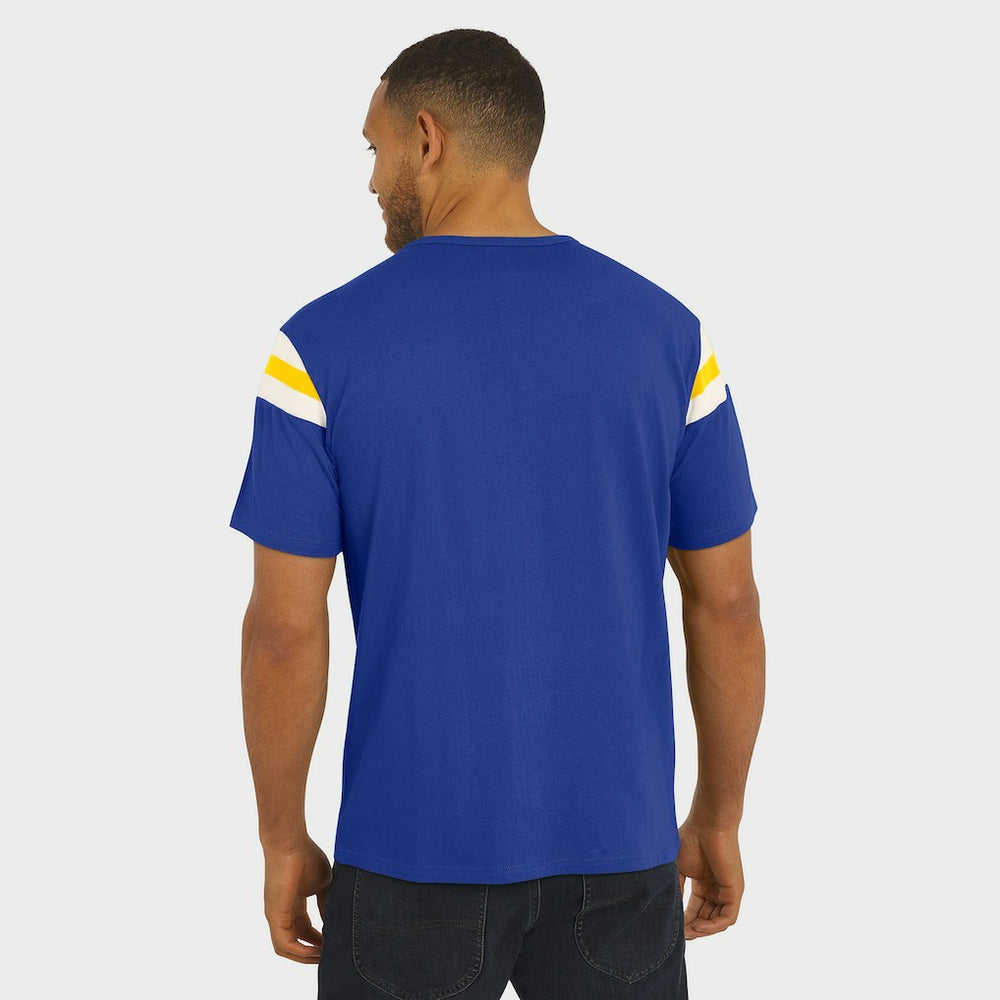 Fanatics Los Angeles Rams Darius Rucker Collection Football Stripe Sleeve T-Shirt Royal