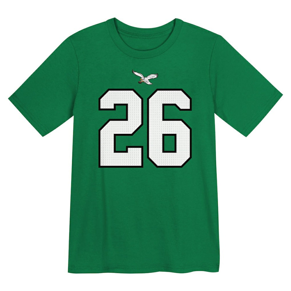 Nike Saquon Barkley Philadelphia Eagles Preschool Player Name & Number T-Shirt Kelly Green
