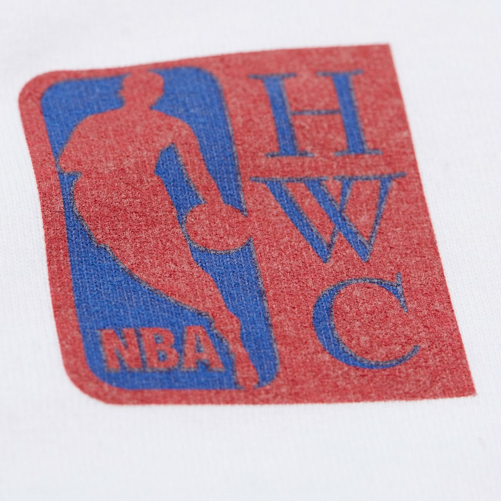 Philadelphia 76ers Unisex Hardwood Classics Vintage Team Origins Premium T-Shirt White | Mitchell & Ness for sale