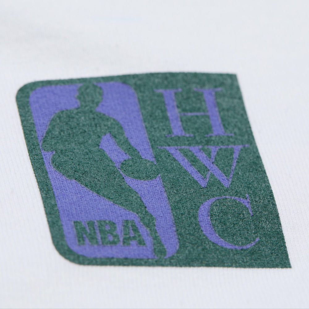 Milwaukee Bucks Unisex Hardwood Classics Vintage Team Origins Premium T-Shirt White | Mitchell & Ness Near Me
