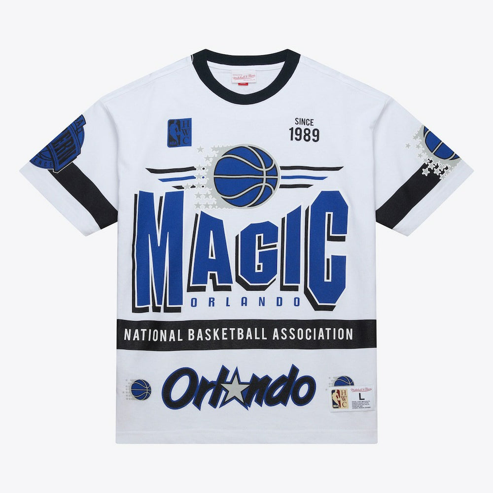 Orlando Magic Unisex Hardwood Classics Vintage Team Origins Premium T-Shirt White | Mitchell & Ness Lifestyle