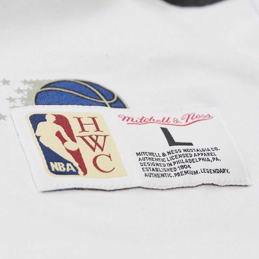 Orlando Magic Unisex Hardwood Classics Vintage Team Origins Premium T-Shirt White | Mitchell & Ness Lifestyle