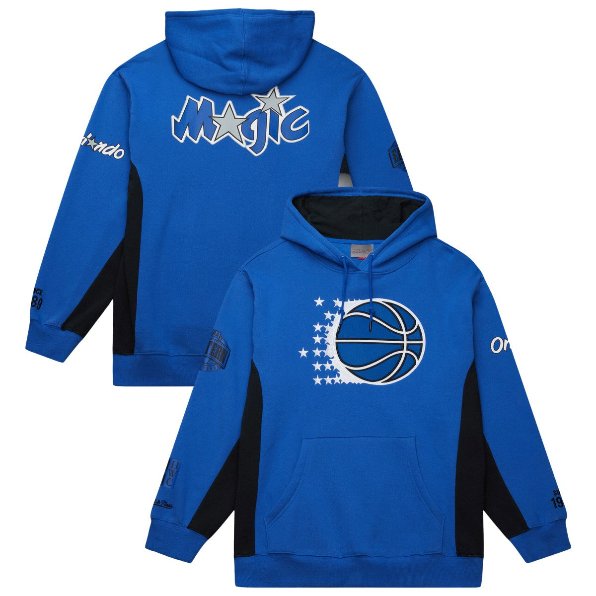 Orlando Magic Hardwood Classics Team Origins Fleece Pullover Hoodie Blue | Mitchell & Ness discount