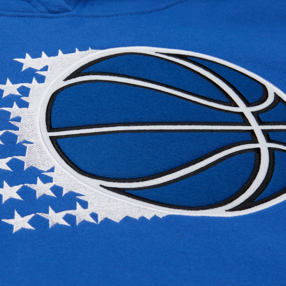 Orlando Magic Hardwood Classics Team Origins Fleece Pullover Hoodie Blue | Mitchell & Ness discount