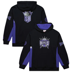 Sacramento Kings Hardwood Classics Team Origins Fleece Pullover Hoodie Black | Mitchell & Ness Near Me