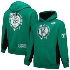 Boston Celtics Hardwood Classics Team Origins Fleece Pullover Hoodie Kelly Green | Mitchell & Ness outlet
