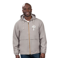 Philadelphia Phillies G-III Sports by Carl Banks Full-Zip Rain Jacket - Gray - MLB Lifestyle