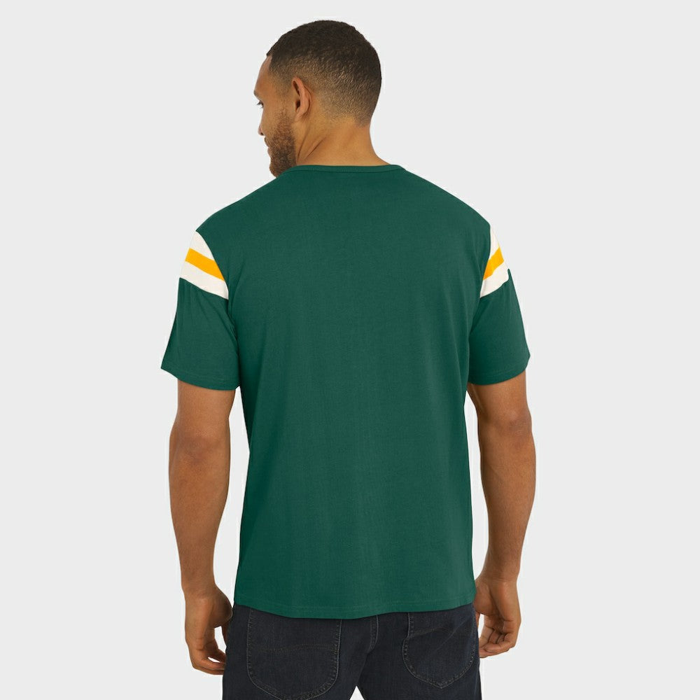 Athletics Darius Rucker Collection by Fanatics Distressed Sleeve Stripe T-Shirt - Green - Fanatics Discount