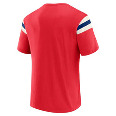 Philadelphia Phillies Darius Rucker Collection by Fanatics Distressed Sleeve Stripe T-Shirt - Red - Fanatics Online