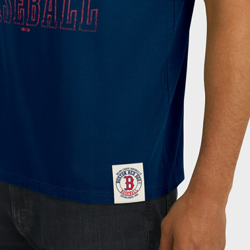 Boston Red Sox Darius Rucker Collection by Fanatics Distressed Sleeve Stripe T-Shirt - Navy - Fanatics on Sale