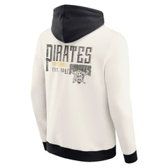 Pittsburgh Pirates Darius Rucker Collection by Fanatics Men's Polar Fleece Full-Zip Hoodie - Cream - Fanatics on Sale