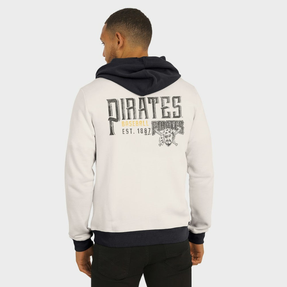 Pittsburgh Pirates Darius Rucker Collection by Fanatics Men's Polar Fleece Full-Zip Hoodie - Cream - Fanatics on Sale