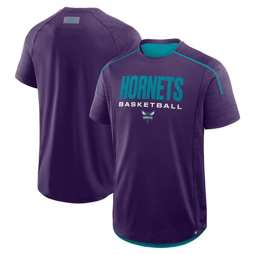 Charlotte Hornets Inbound Pass Play Practice T-Shirt Purple | Fanatics US