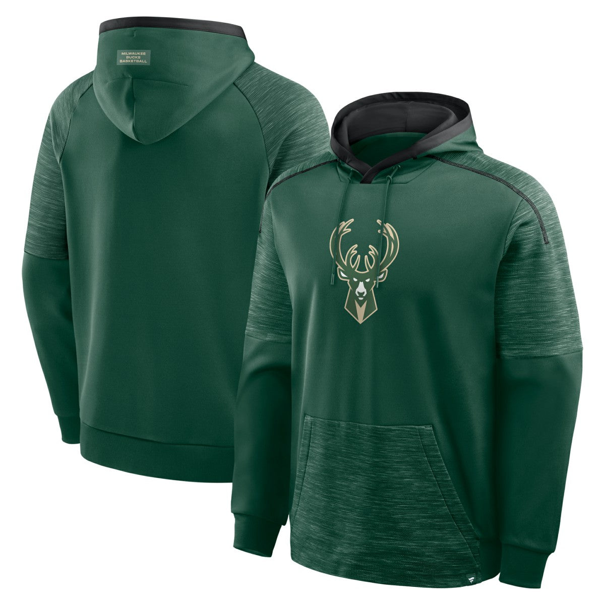 Milwaukee Bucks Pick & Roll Defender Pullover Hoodie Hunter Green | Fanatics discount