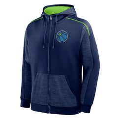 Minnesota Timberwolves Back Door Cut Play Defender Full-Zip Hoodie Navy | Fanatics Near Me