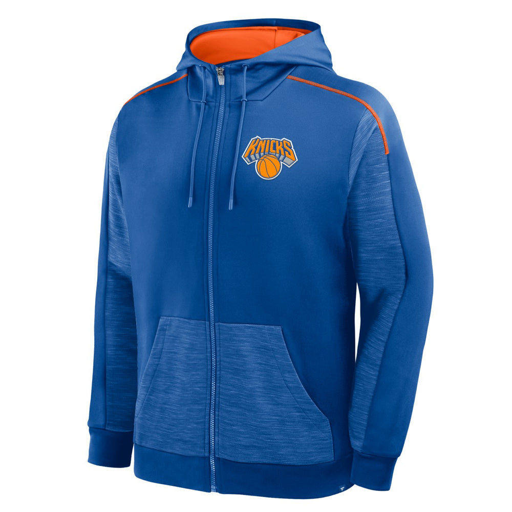 New York Knicks Back Door Cut Play Defender Full-Zip Hoodie Blue | Fanatics Near Me