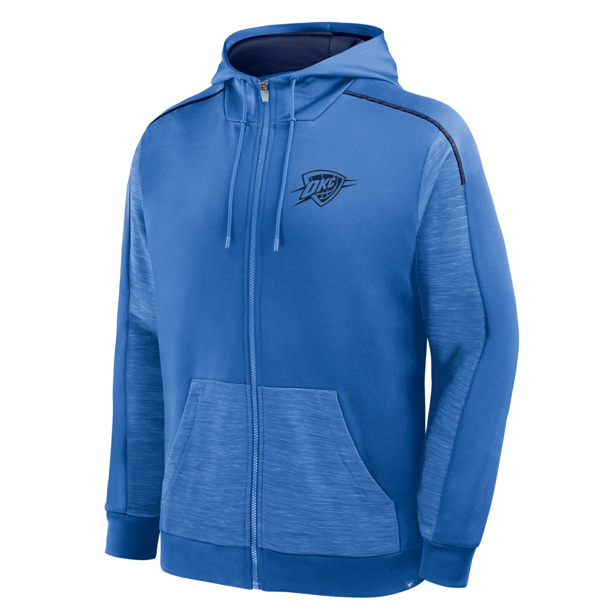 Oklahoma City Thunder Back Door Cut Play Defender Full-Zip Hoodie Blue | Fanatics for sale