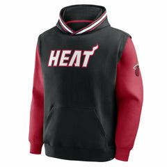 Miami Heat Half Court Shot Clock Fastbreak Hoodie Black/Red | Fanatics for sale