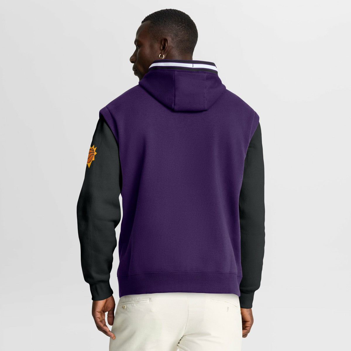 Phoenix Suns Half Court Shot Clock Fastbreak Hoodie Purple/Black | Fanatics Lifestyle