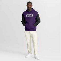 Phoenix Suns Half Court Shot Clock Fastbreak Hoodie Purple/Black | Fanatics Lifestyle