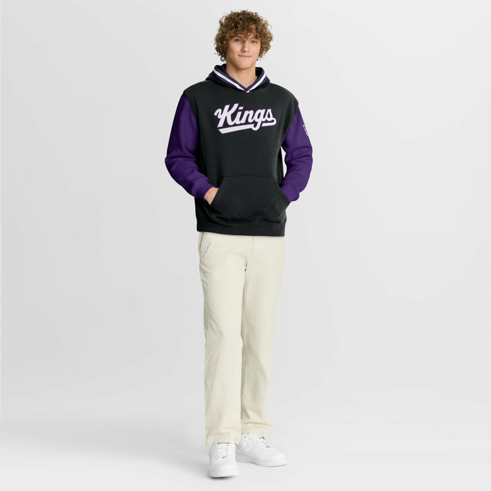 Sacramento Kings Half Court Shot Clock Fastbreak Hoodie Black/Purple | Fanatics Near Me