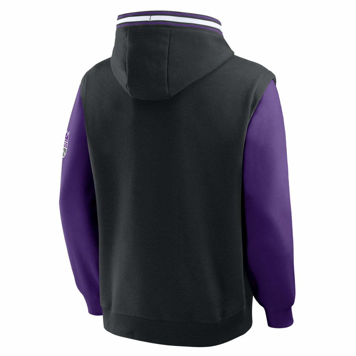 Sacramento Kings Half Court Shot Clock Fastbreak Hoodie Black/Purple | Fanatics Near Me