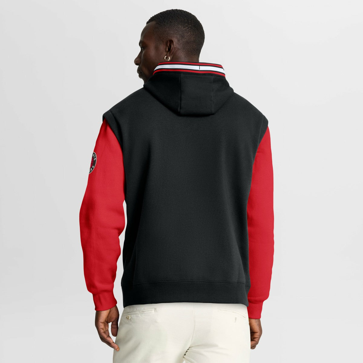 Toronto Raptors Half Court Shot Clock Fastbreak Hoodie Black/Red | Fanatics Lifestyle