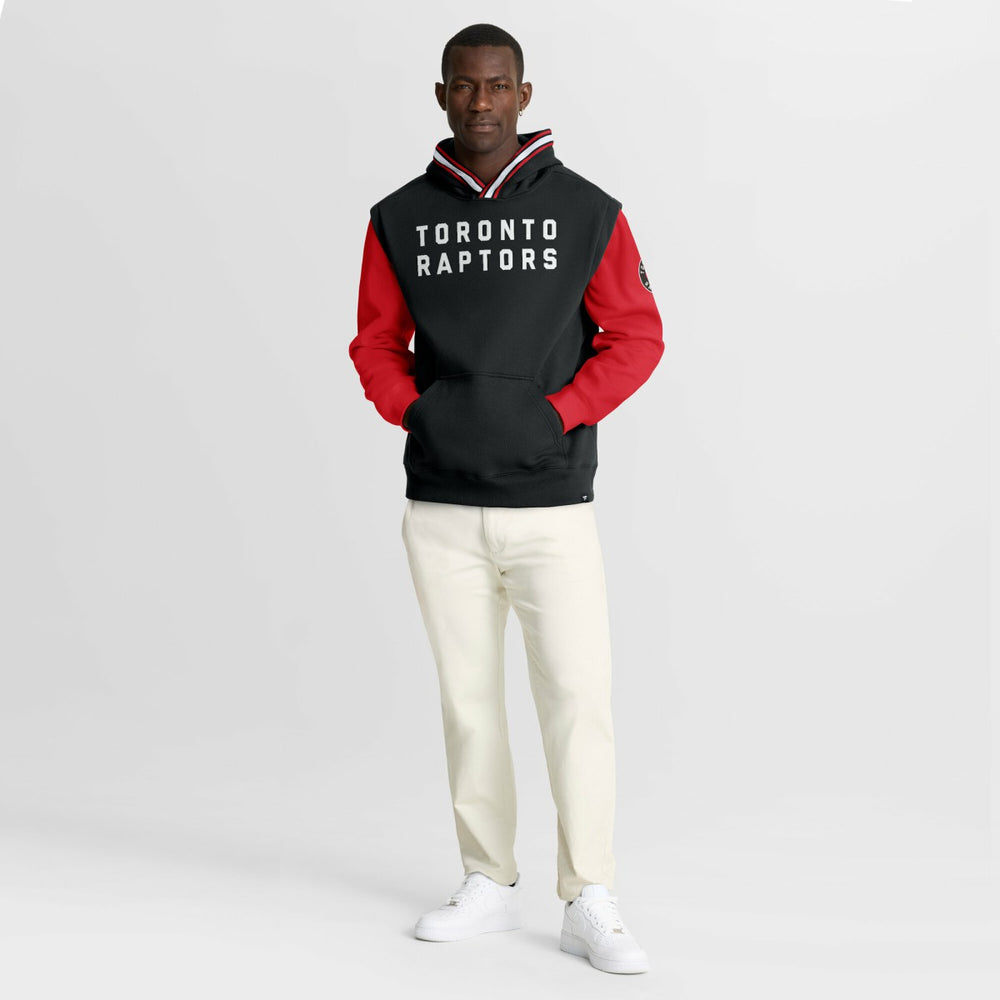 Toronto Raptors Half Court Shot Clock Fastbreak Hoodie Black/Red | Fanatics Lifestyle