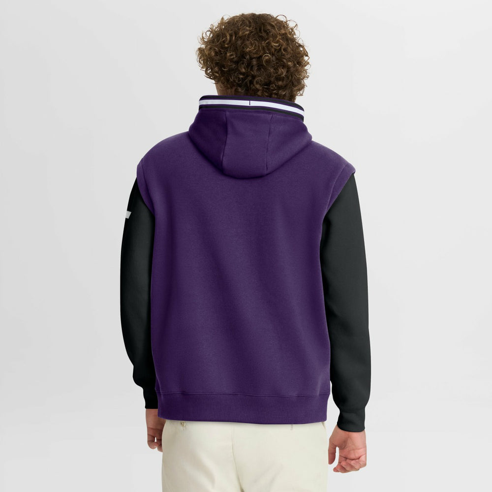 Utah Jazz Half Court Shot Clock Fastbreak Hoodie Purple/Black | Fanatics Near Me