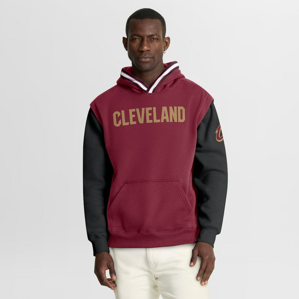 Cleveland Cavaliers Half Court Shot Clock Fastbreak Hoodie for sale Wine/Black | Fanatics US