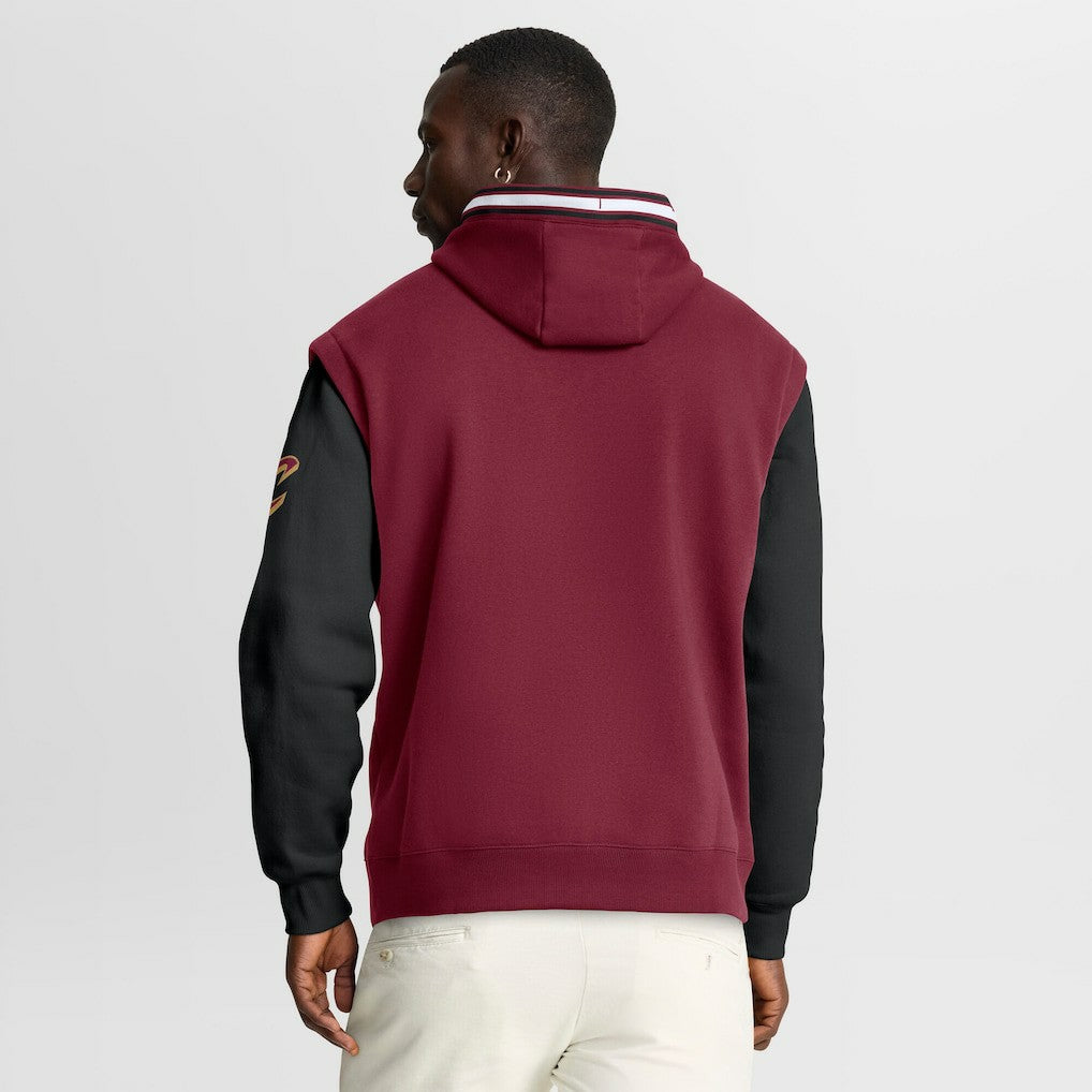 Cleveland Cavaliers Half Court Shot Clock Fastbreak Hoodie for sale Wine/Black | Fanatics US
