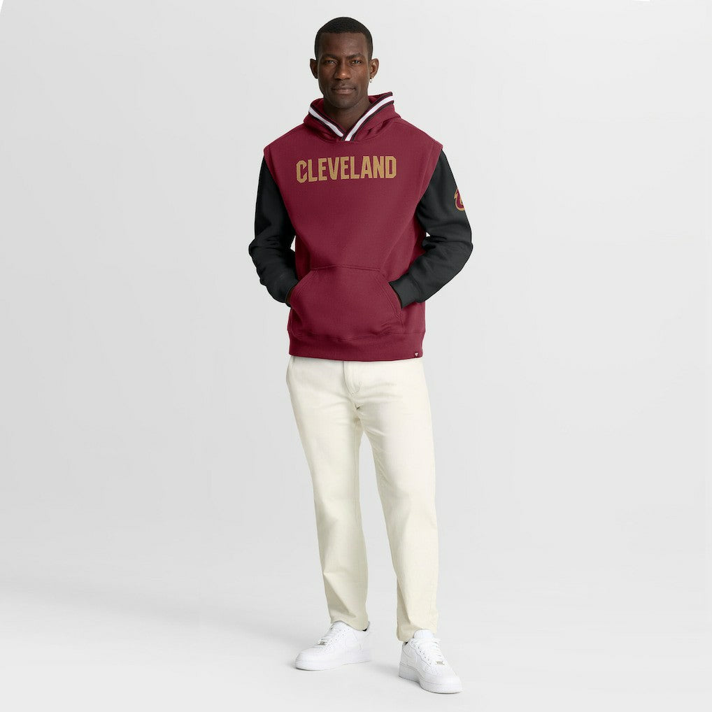 Cleveland Cavaliers Half Court Shot Clock Fastbreak Hoodie for sale Wine/Black | Fanatics US
