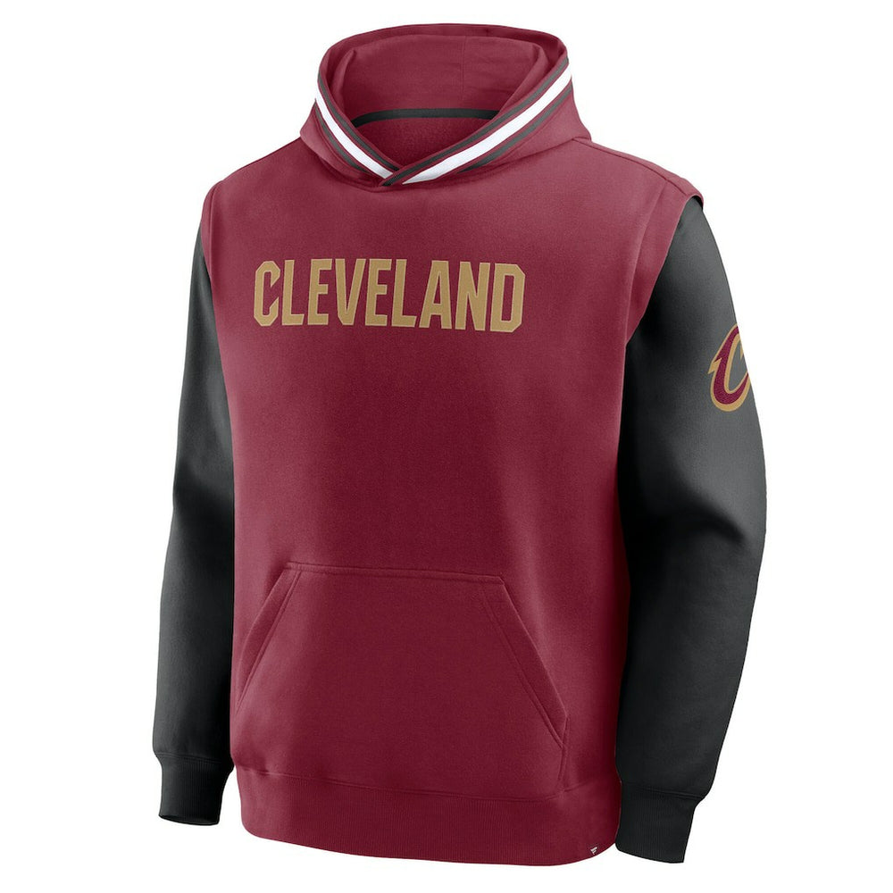 Cleveland Cavaliers Half Court Shot Clock Fastbreak Hoodie for sale Wine/Black | Fanatics US