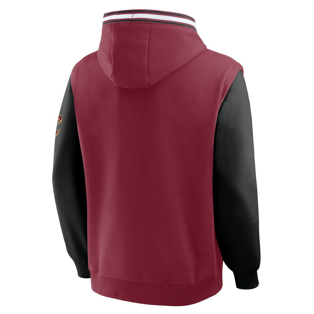 Cleveland Cavaliers Half Court Shot Clock Fastbreak Hoodie for sale Wine/Black | Fanatics US