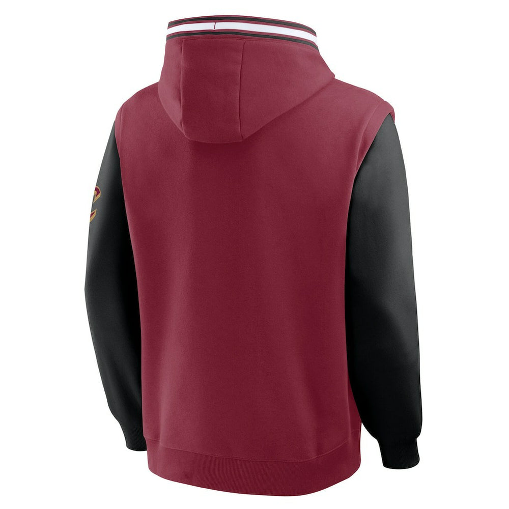 Cleveland Cavaliers Half Court Shot Clock Fastbreak Hoodie for sale Wine/Black | Fanatics US
