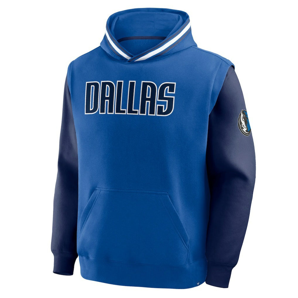 Dallas Mavericks Half Court Shot Clock Fastbreak Hoodie for sale Blue/Navy | Fanatics for sale