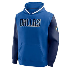 Dallas Mavericks Half Court Shot Clock Fastbreak Hoodie for sale Blue/Navy | Fanatics for sale