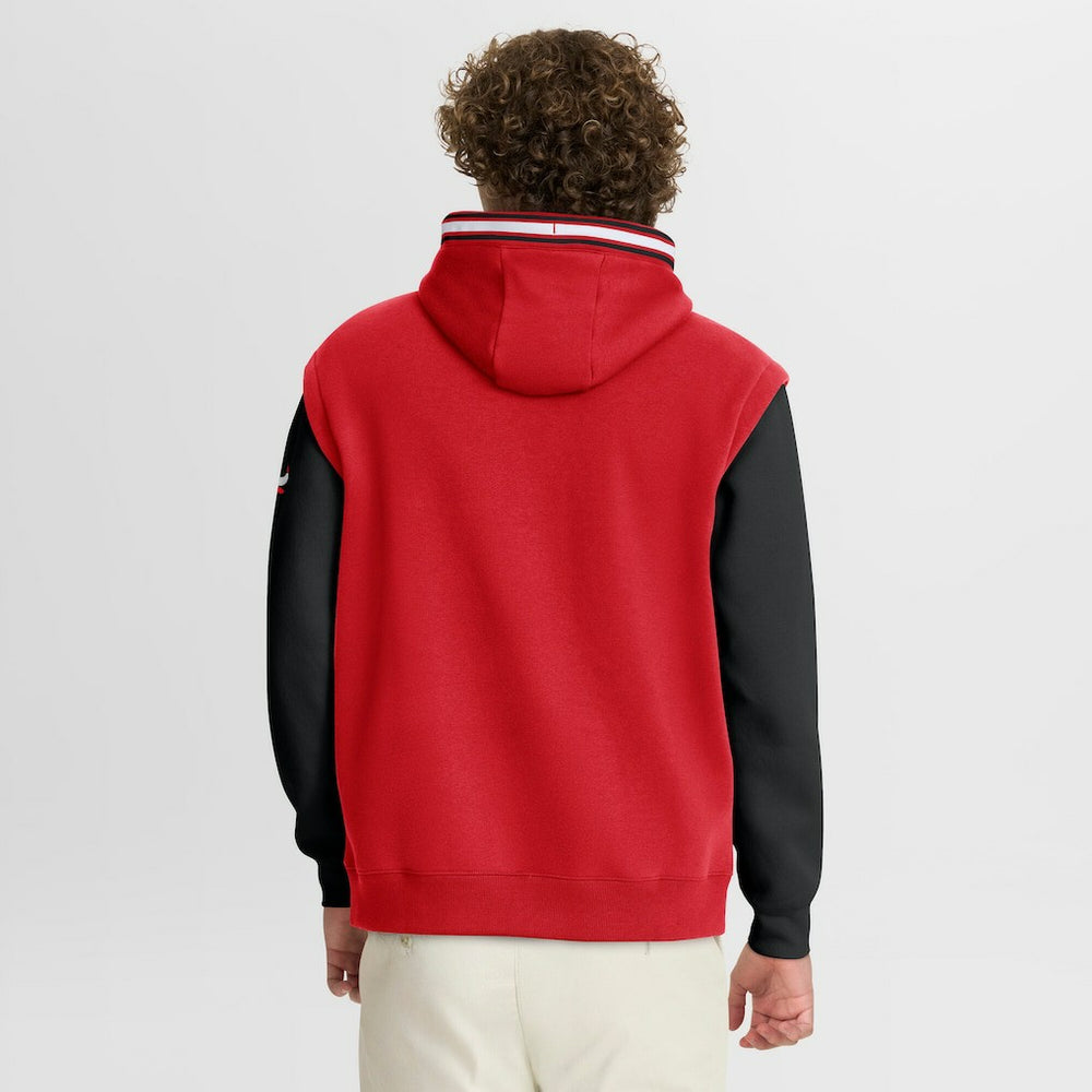 Chicago Bulls Half Court Shot Clock Fastbreak Hoodie Red/Black | Fanatics for sale