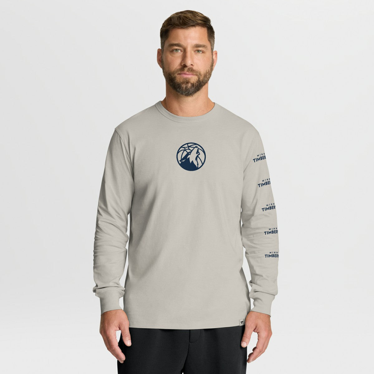 Minnesota Timberwolves Crossover Collection Ball Screen Action Premium Long Sleeve T-Shirt Cream | Fanatics online