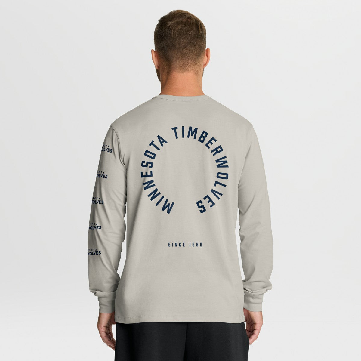 Minnesota Timberwolves Crossover Collection Ball Screen Action Premium Long Sleeve T-Shirt Cream | Fanatics online