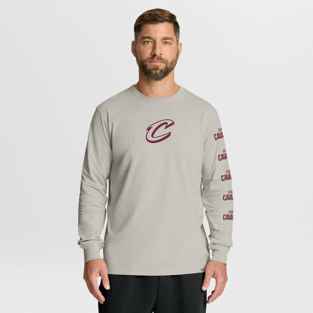 Cleveland Cavaliers Crossover Collection Ball Screen Action Premium Long Sleeve T-Shirt for sale Cream | Fanatics outlet