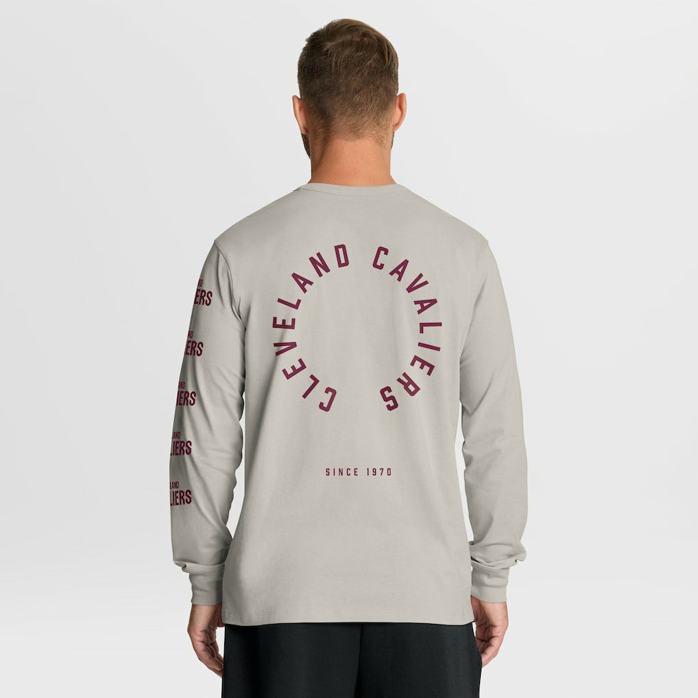Cleveland Cavaliers Crossover Collection Ball Screen Action Premium Long Sleeve T-Shirt for sale Cream | Fanatics outlet