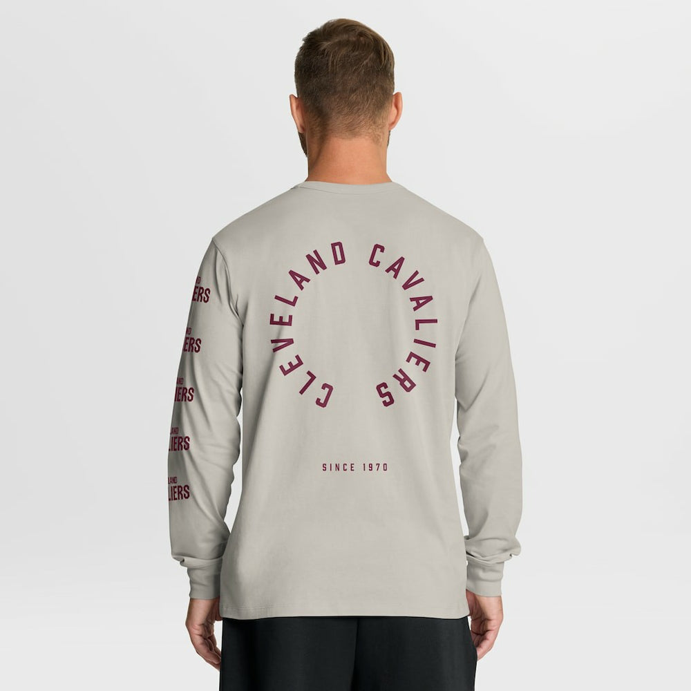 Cleveland Cavaliers Crossover Collection Ball Screen Action Premium Long Sleeve T-Shirt for sale Cream | Fanatics outlet