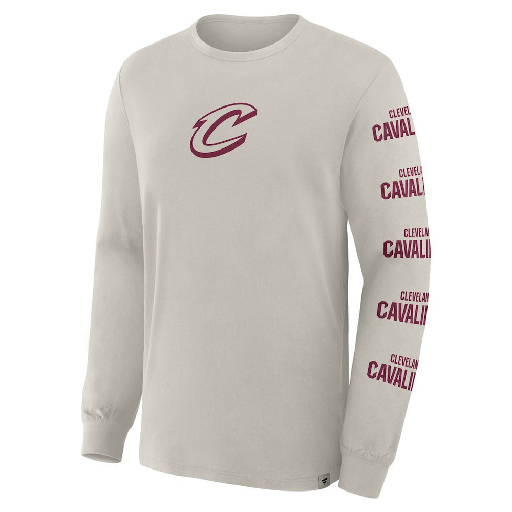 Cleveland Cavaliers Crossover Collection Ball Screen Action Premium Long Sleeve T-Shirt for sale Cream | Fanatics outlet